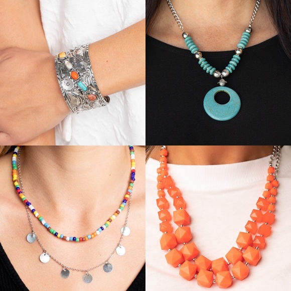 paparazzi Jewelry Paparazzi Multicolor Curated Necklace Set Poshmark